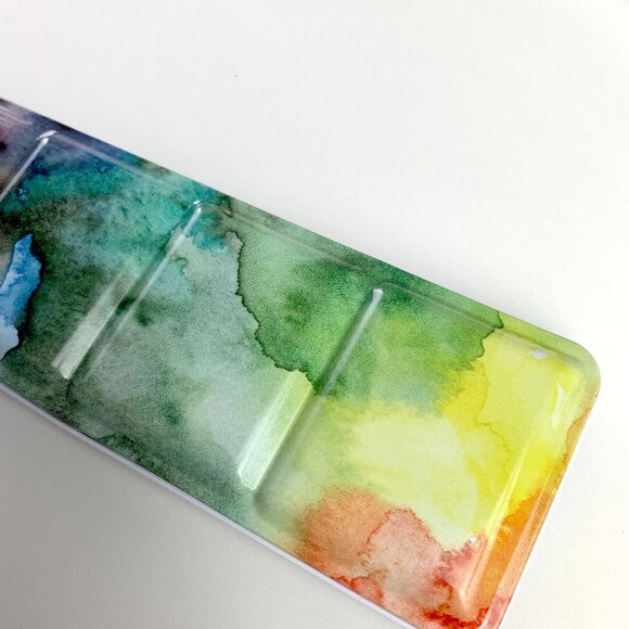 Schmincke Empty Metal Watercolour Box - Muted Rainbow Watercolor Print - Picture 3 of 7
